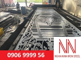 CNC LASER HOA VĂN CỬA CỔNG